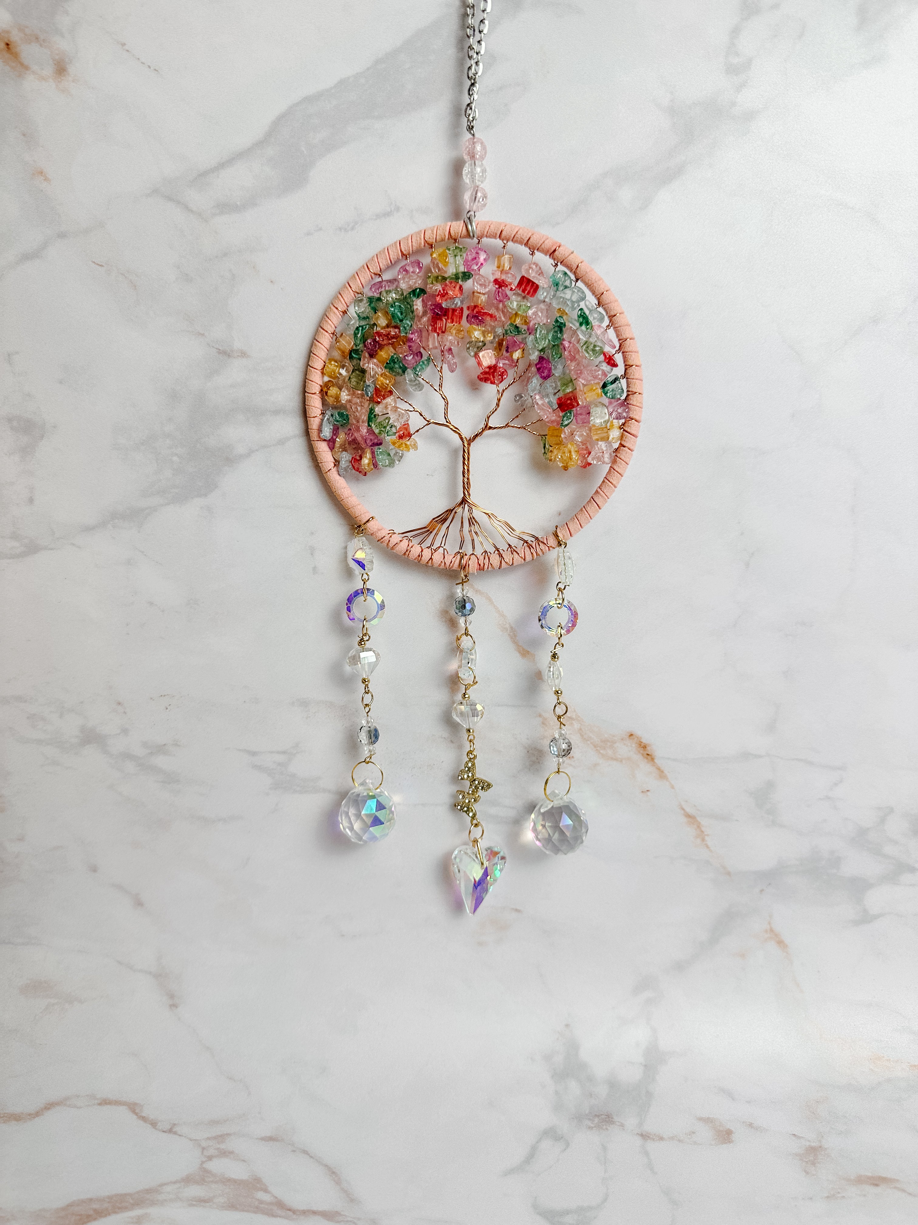 Attrape-soleil Arbre de Vie en Perles de Verre