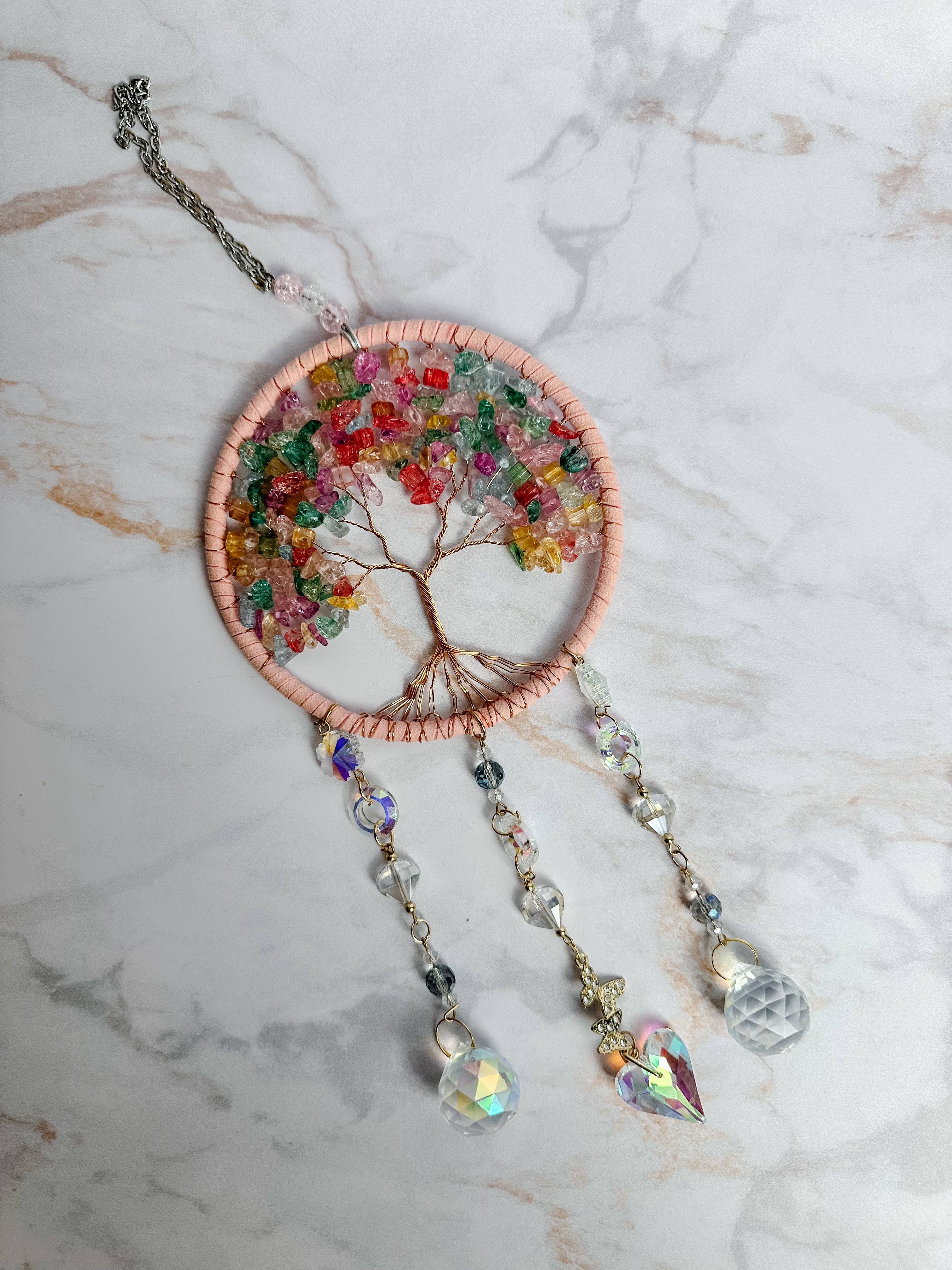 Attrape-soleil Arbre de Vie en Perles de Verre