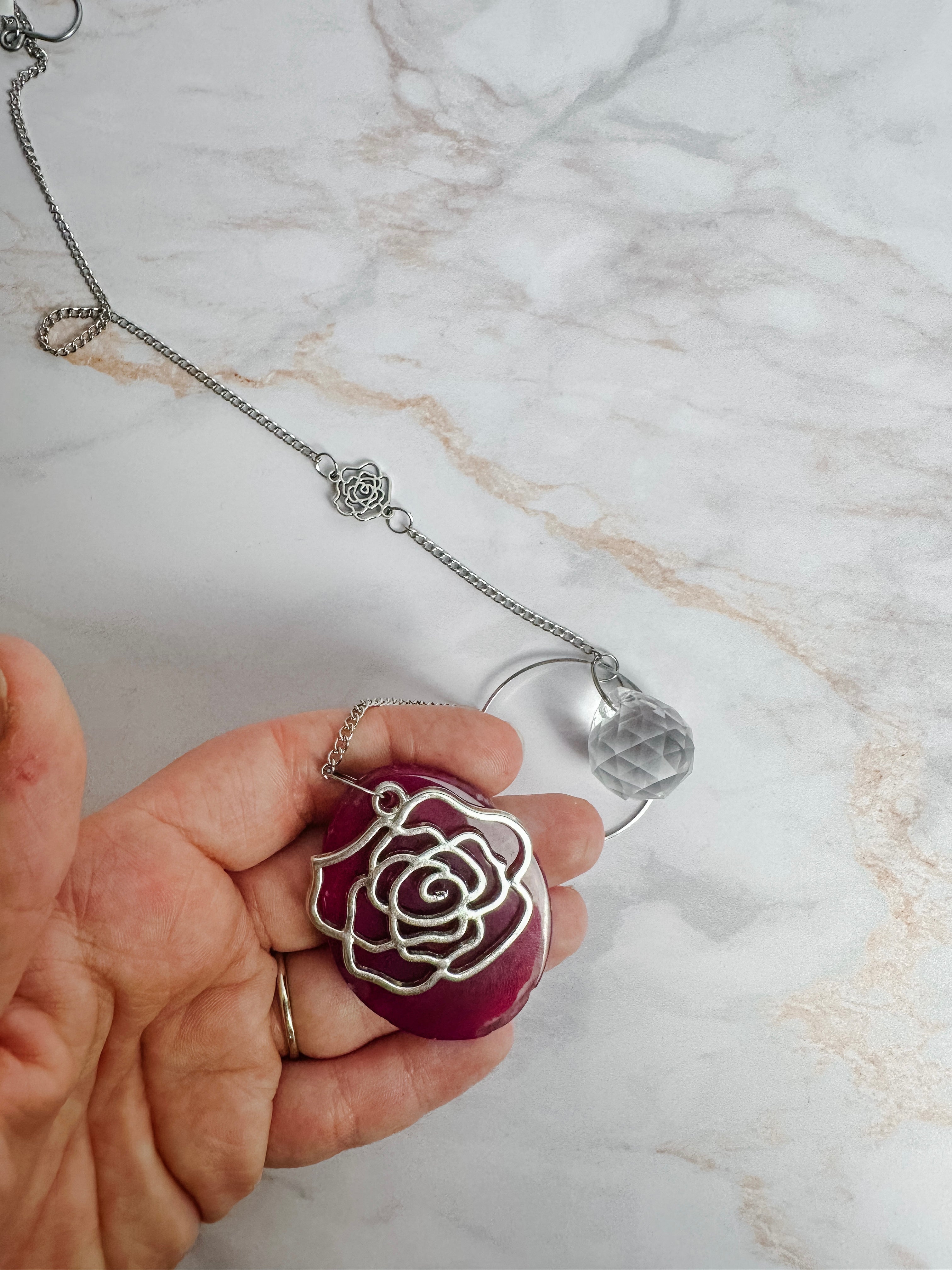 Attrape-soleil Rose & Agate