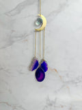 Attrape-soleil Lune & Agate Violette