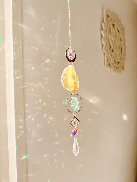Attrape-Soleil – Agate Jaune et Énergie Rayonnante