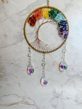Attrape-soleil Arbre de Vie 7 Chakras – Cristaux Feng Shui