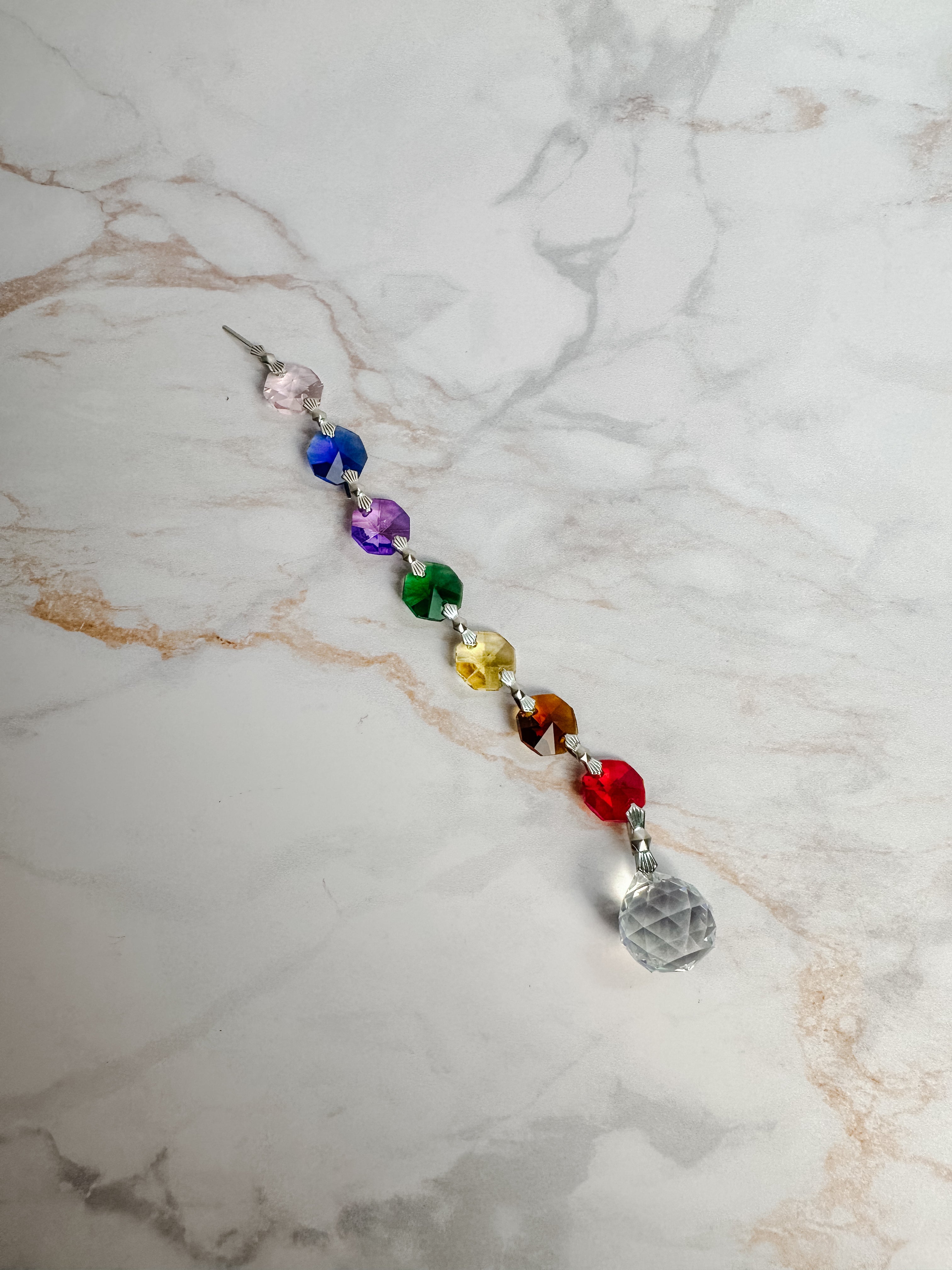 Attrape-soleil Cristaux Chakra – Suspension Lumineuse Feng Shui