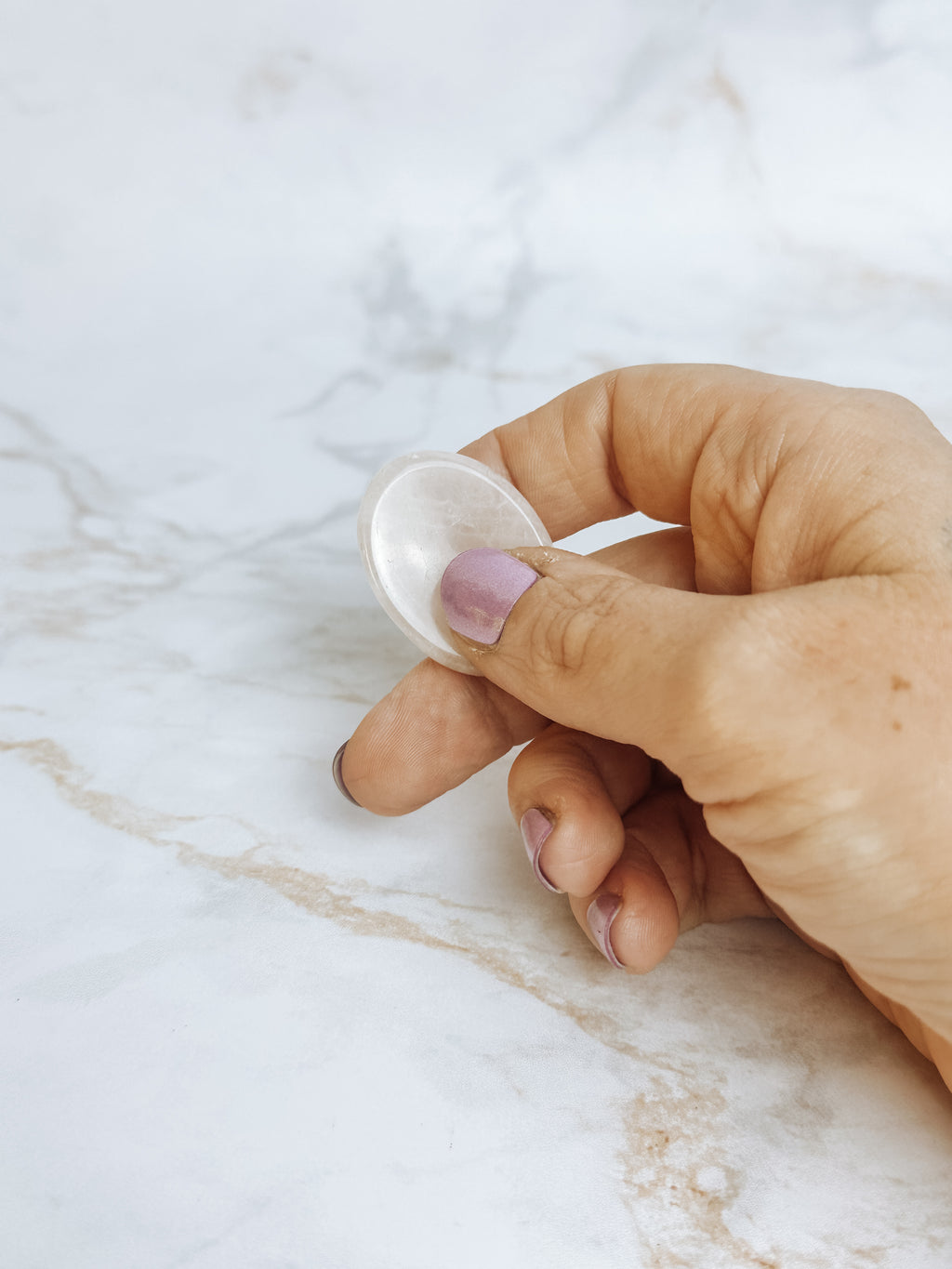 Pierre de Souci en Quartz Rose – Galet Douceur & Réconfort