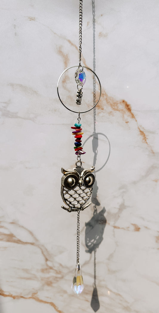 🦉 Attrape-soleil Chouette Sagesse