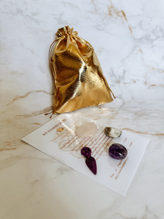 Kit Féminin Sacré 💜 – Énergie douce & intuitive