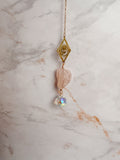 Attrape-soleil Œil protecteur & quartz rose