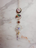 Attrape-soleil Arbre de vie multicolore, lune & soleil