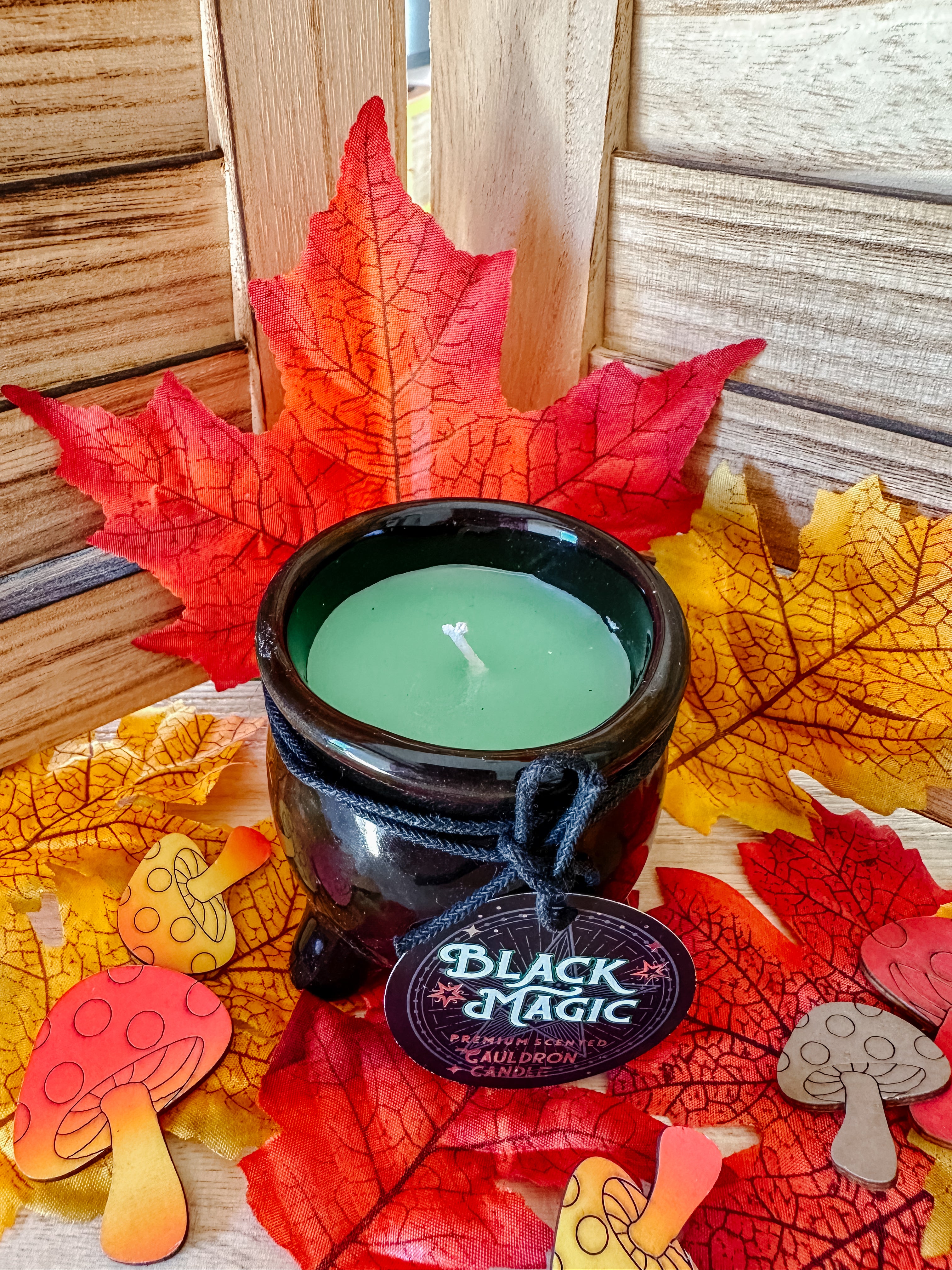 Bougie Chaudron au Genévrier et Eucalyptus – Chance