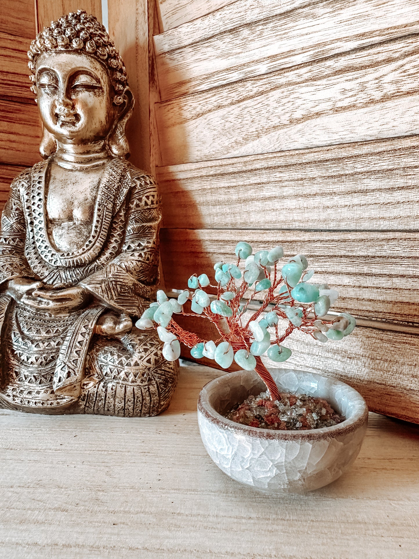 Arbre de Vie en Amazonite : Abondance et Succès