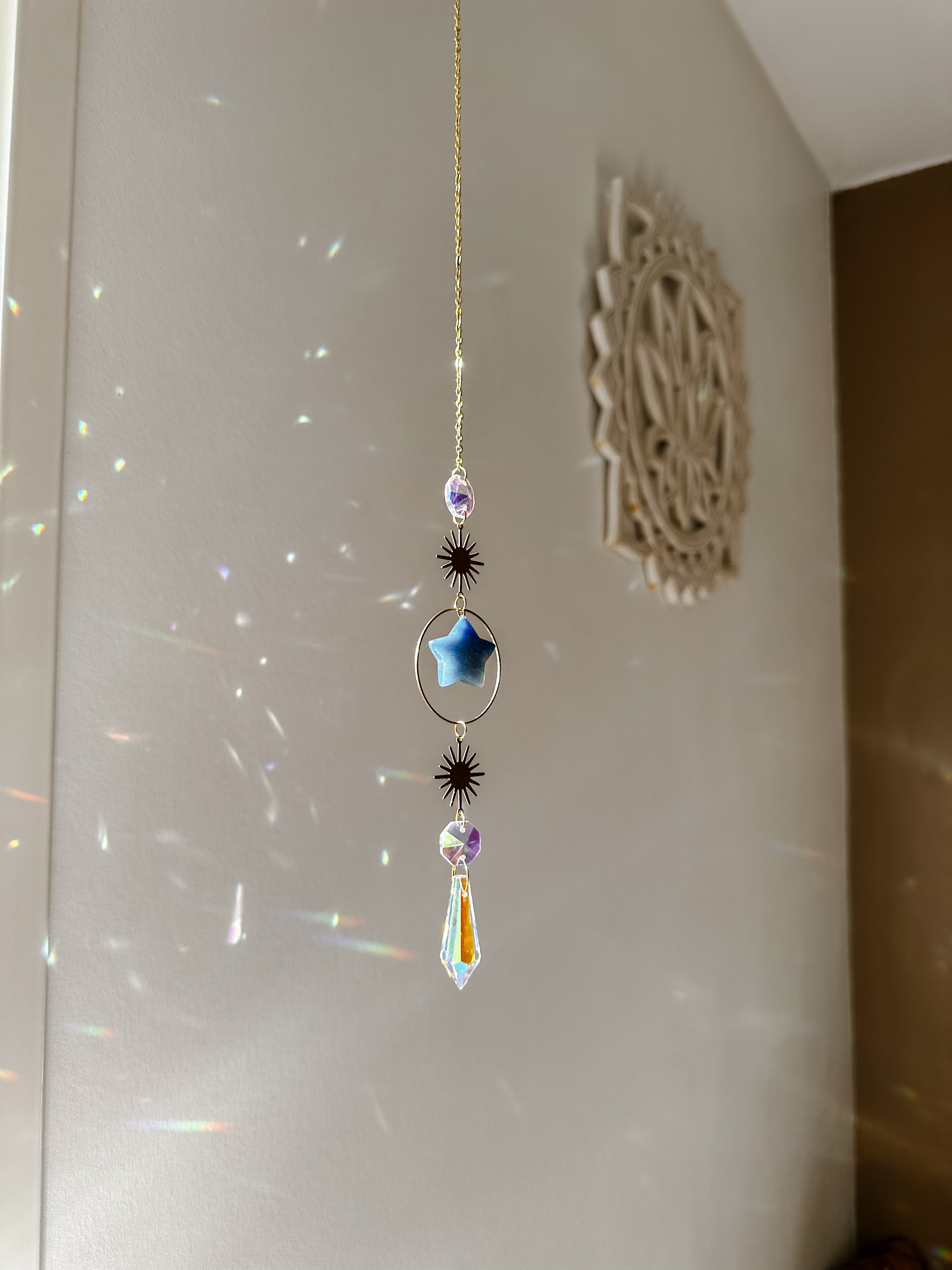 Attrape-Soleil Étoile en Aigue-Marine 💧