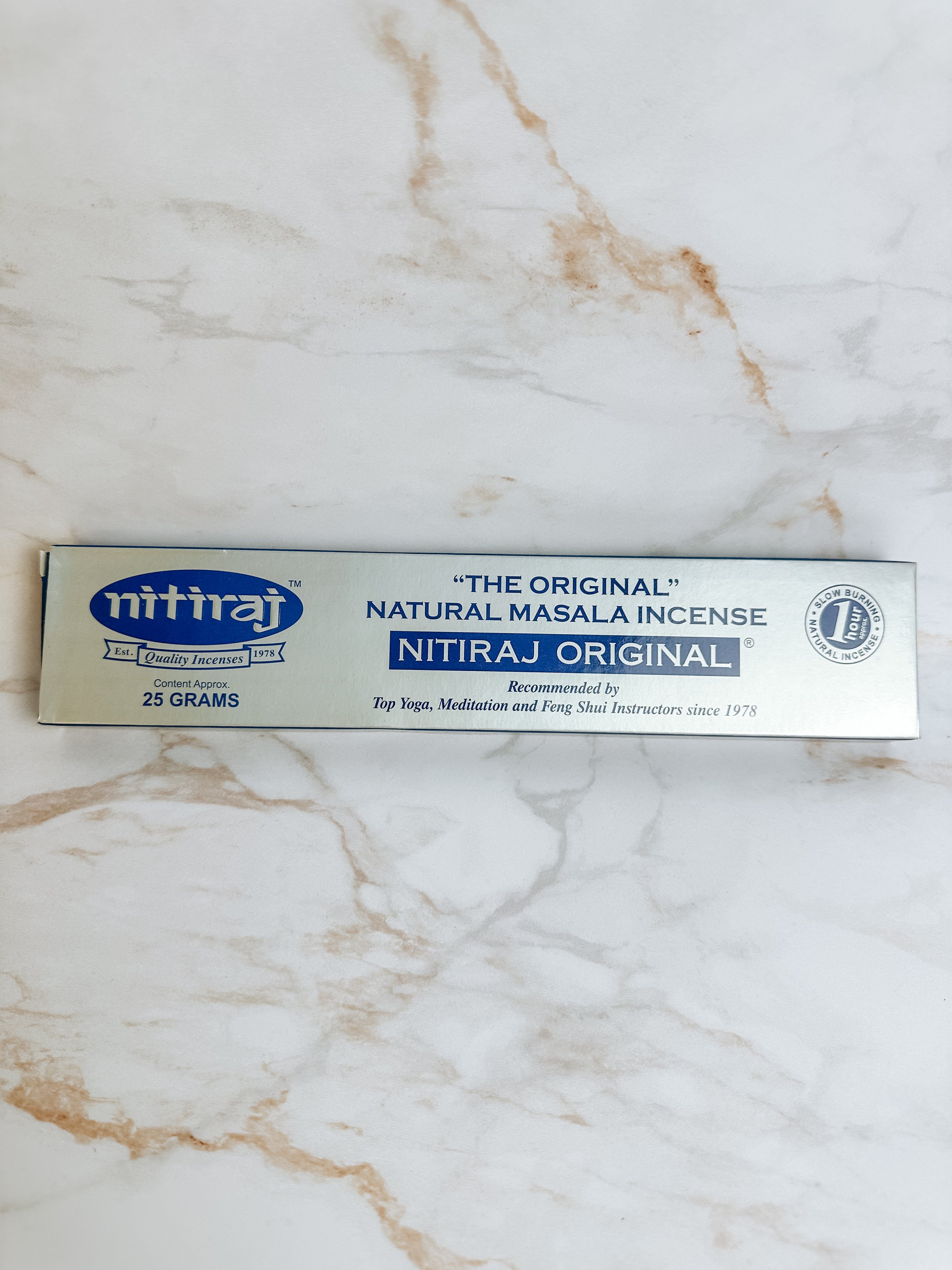 Encens Naturel Nitiraj Original – Purification énergétique & Feng Shui (25g)