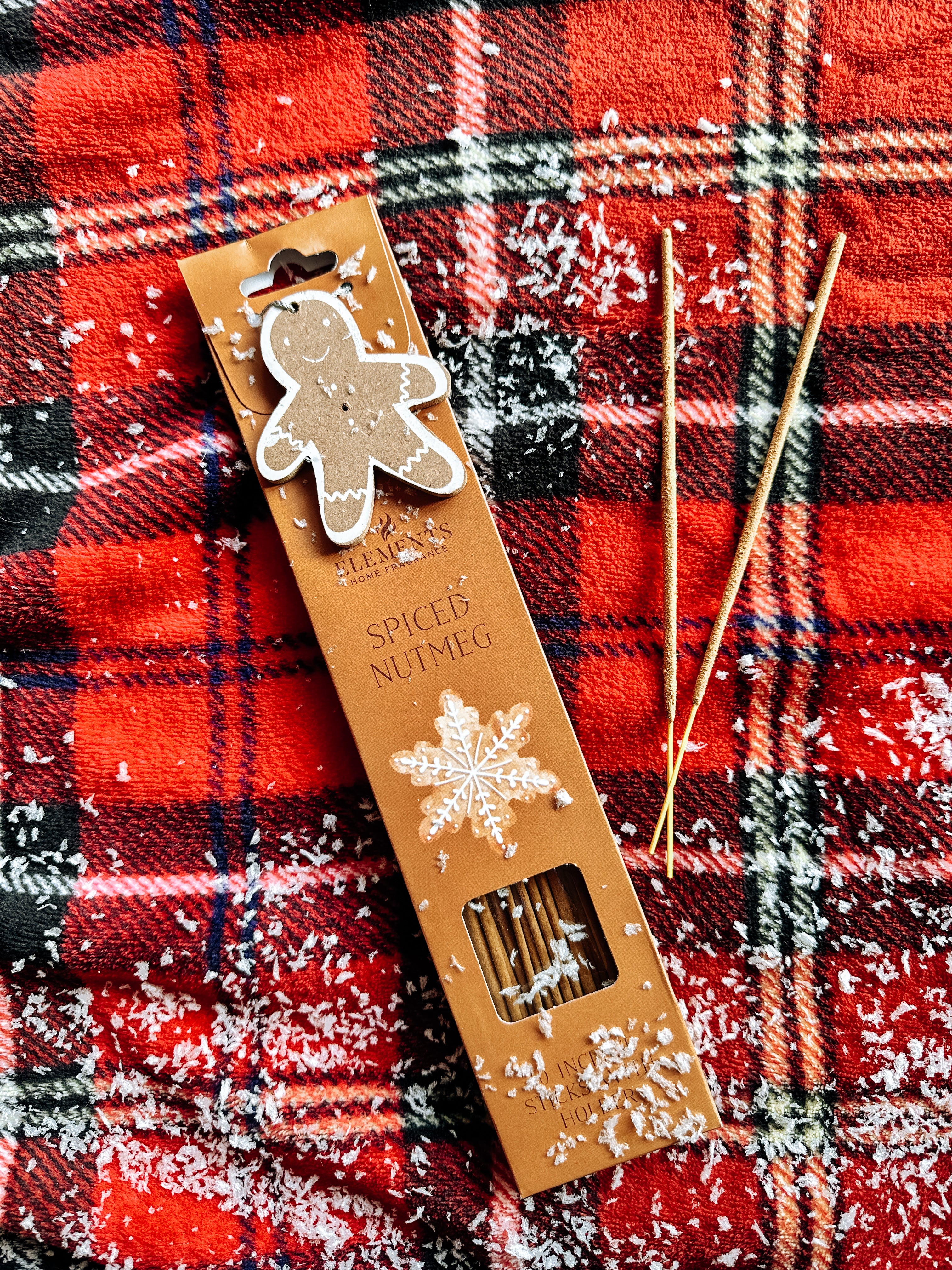 Sachets d'Encens de Noël à la Muscade Épicée - Collection Capsule Noël