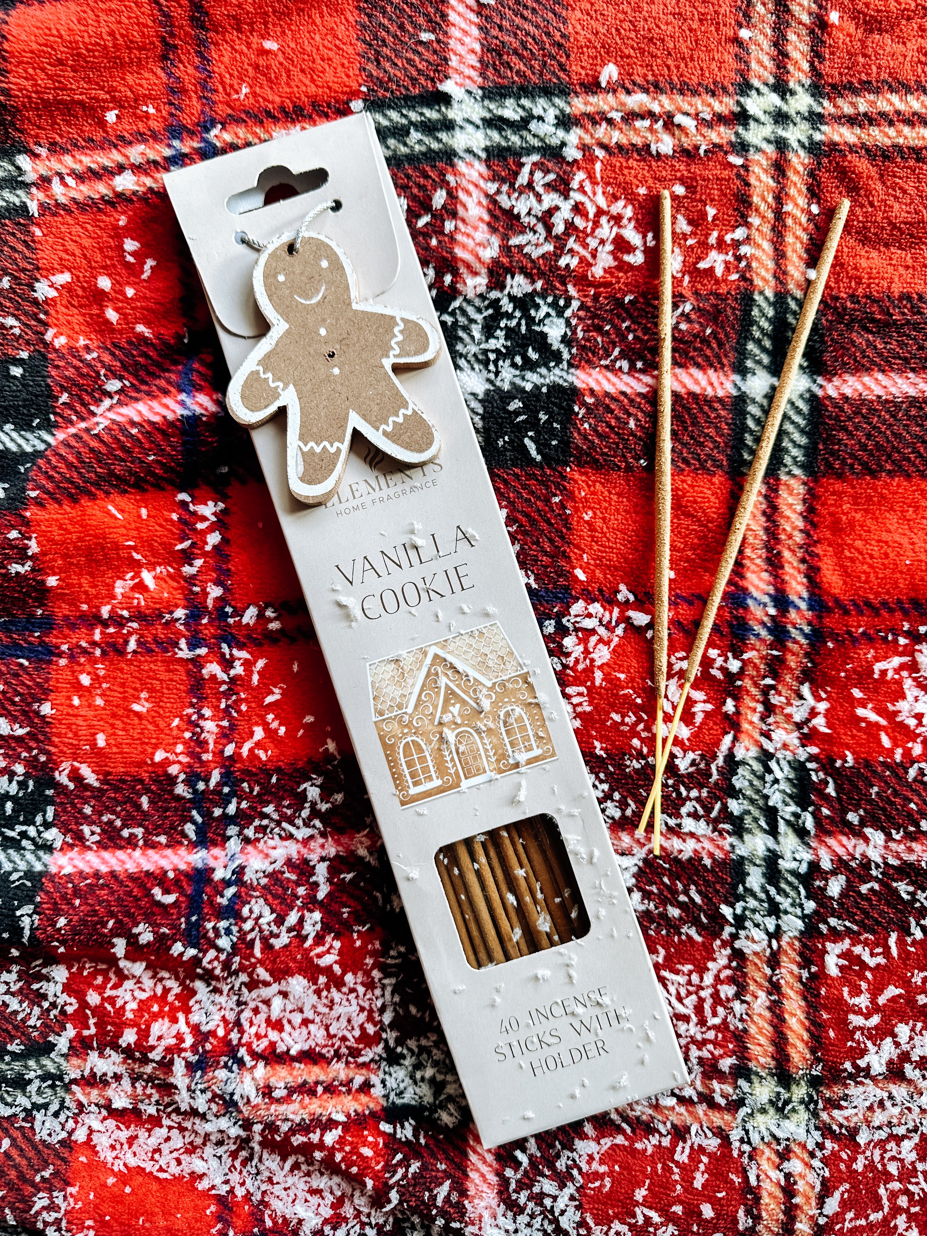 Sachets d'Encens de Noël au Parfum Vanille Cookie - Collection Capsule Noël