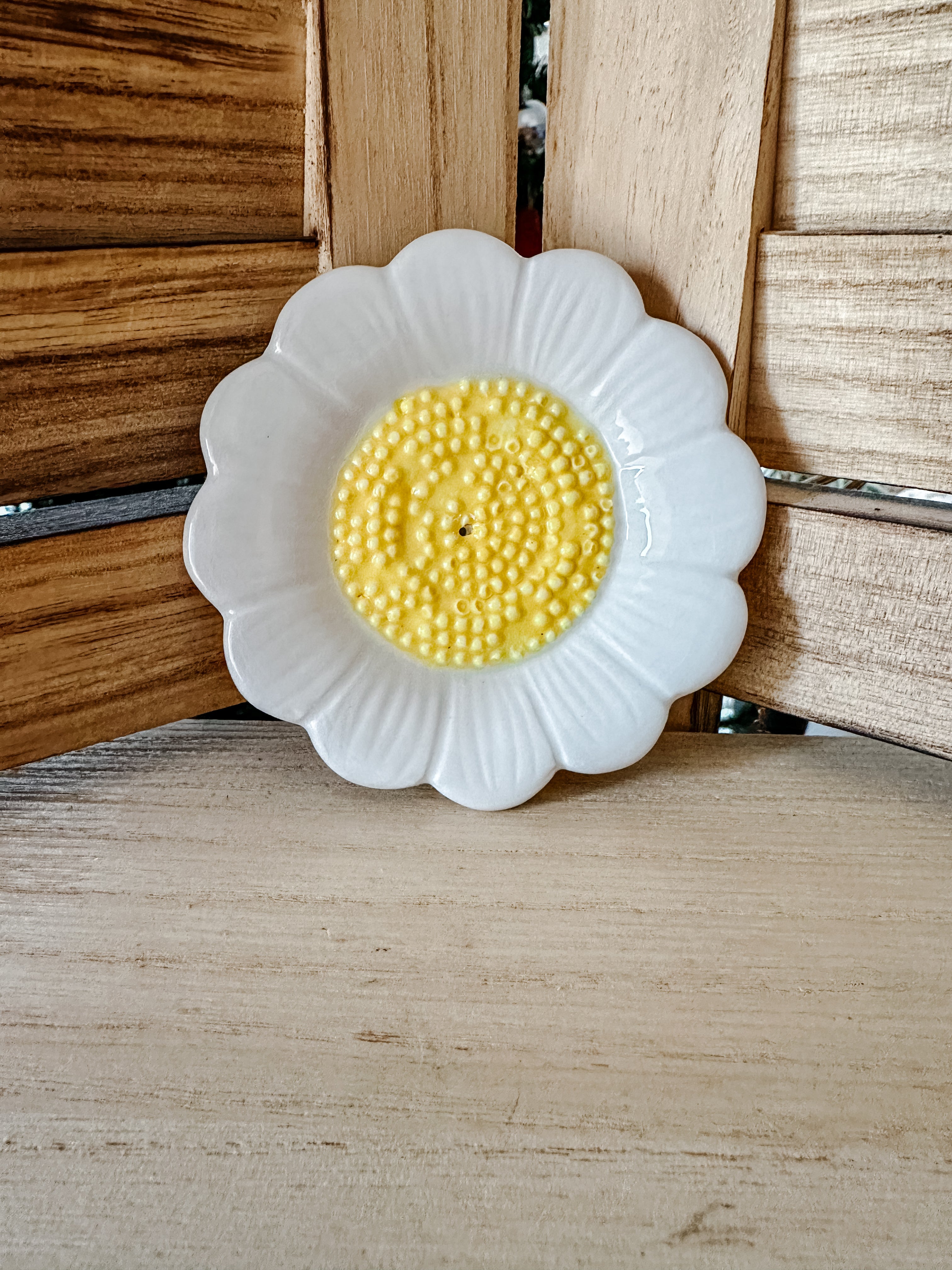 Porte-Encens en Céramique Marguerite