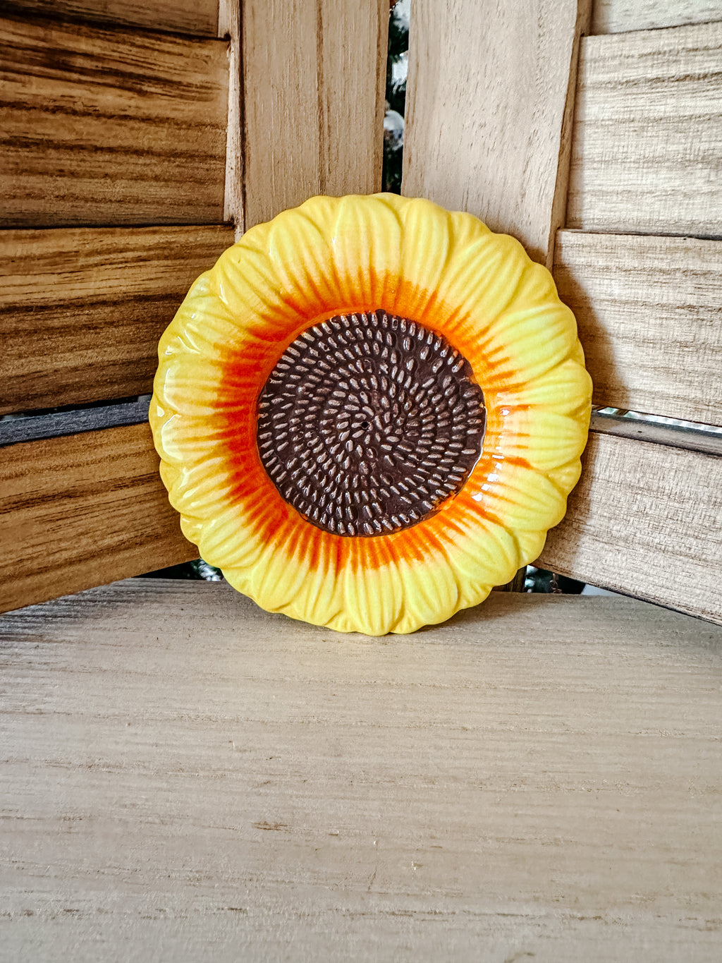 Porte-Encens en Céramique Tournesol