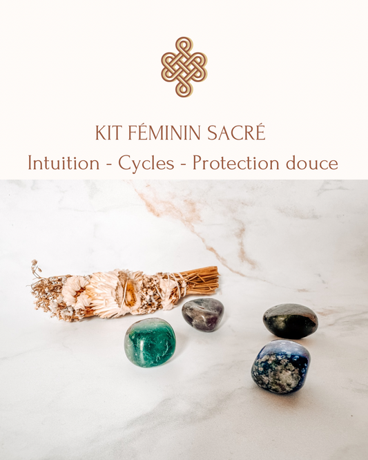 🌸 Kit Féminin Sacré - édition limitée