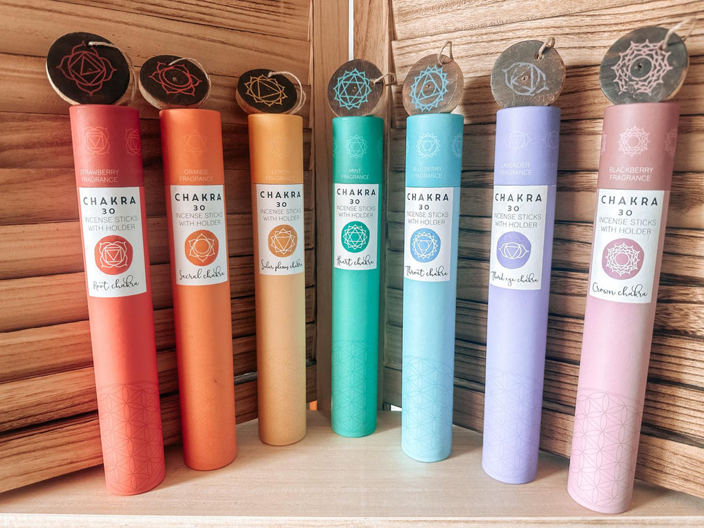 Bâtonnets d'Encens Chakra du Troisième Œil : Parfum Myrtille